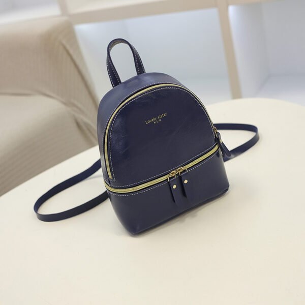 Travel Leather Small Backpack
